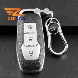 TPU Car Remote Key Fob Shell Cover Case Keychain For Ford F-150 Mondeo Galaxy S-Max Explorer Ranger 2015 2016 2017 2018