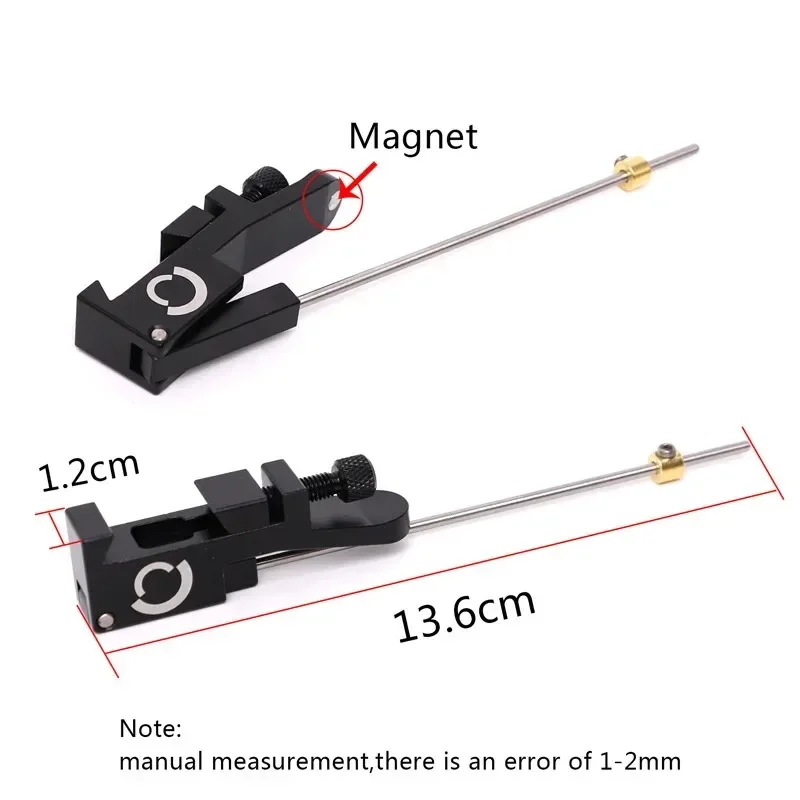 1piece Archery Clicker Bow Sight Adjustable Metal Ringing Resounding Recurve Bow Shooting Hunting Accessory