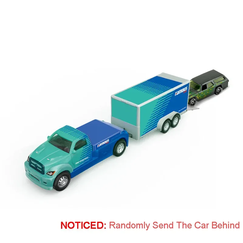 Modelo De Coche Contenedor De Aleación Escala 1:48 – Con Luces, Sonido Y Retroceso, Puertas Abatibles, Para Niños +3 Años