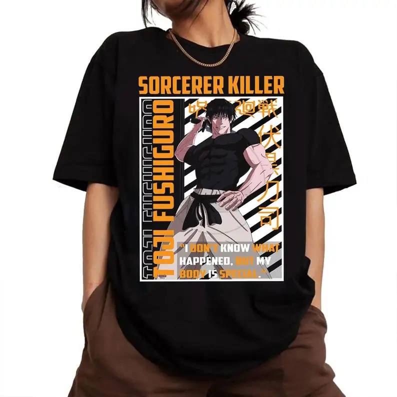 Toji Fushiguro Anime Shirt Gift,Megumi Fushiguro Tshirt