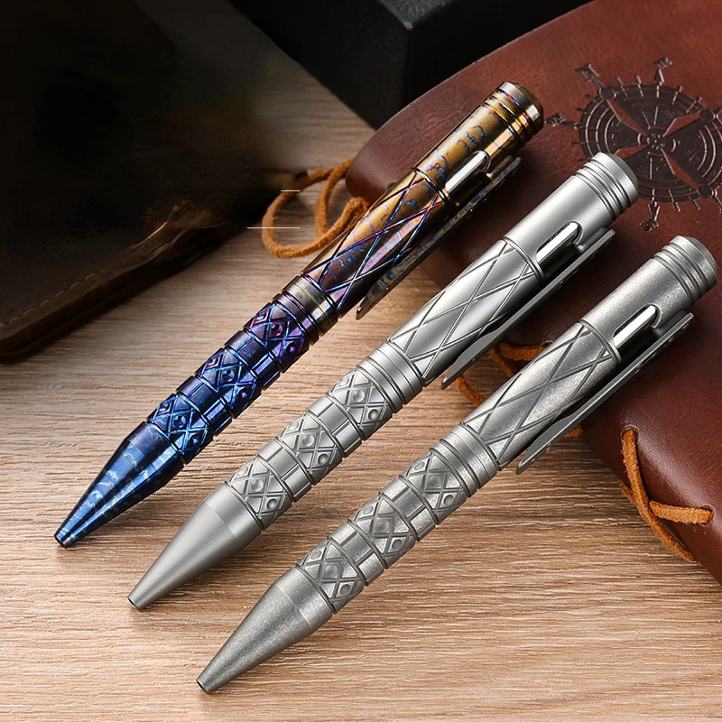 

Multi-functional EDC Titanium Alloy Pen with Collection Writing Portable Outdoor Tools