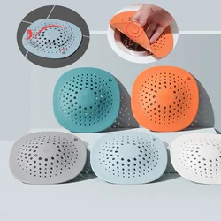 1Pcs Silicone Sink Strainers Anti-blocking Bathtub Stopper Bathroom Floor Drain Shower Hair Catcher For Kitchen Bathroom