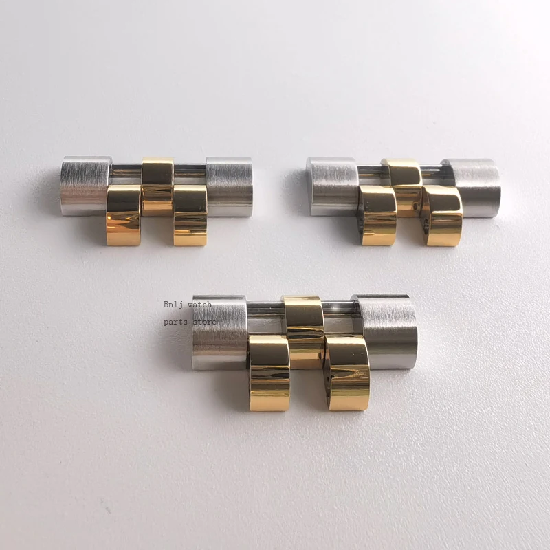AAA Jubilee Two Tones Watch Bracelet Links For RLX Datejust 116233, 126233 Watch Band Extension Links, Good Generic Watch Parts