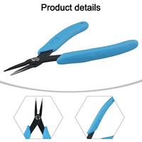 5-inch Fine Pointed Nose Pliers Chain Tweezer Nose Plier Unique Design Finer Tip Jewelry Making Precision Work Wire Hand Tools
