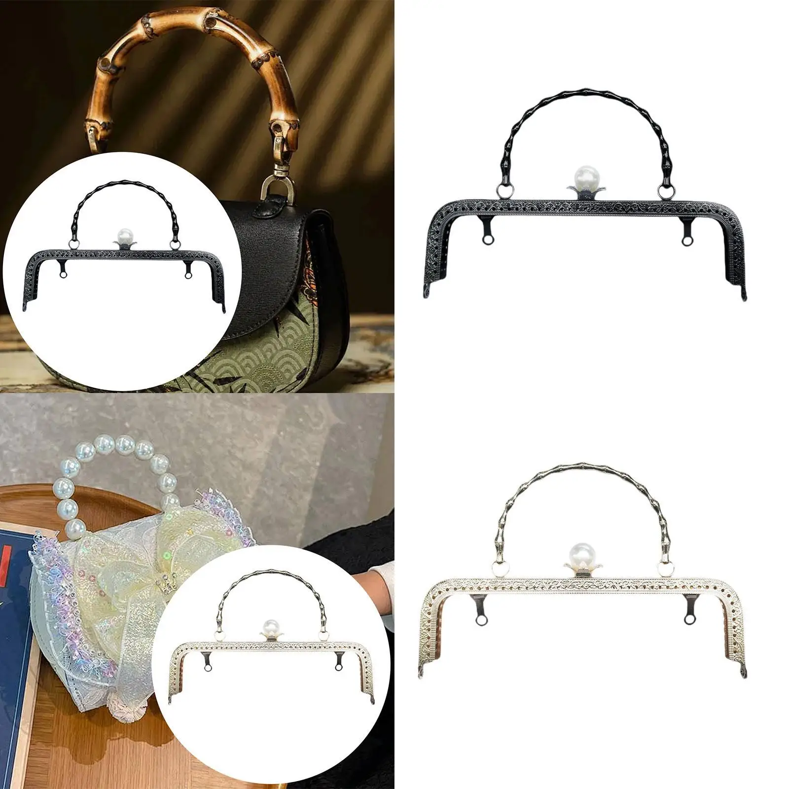 

Металлическая рамка для кошелька, прямоугольный кошелек, аксессуары, сумка, клатч, рамка для кошелька, застежка, замок для кошелька, вязаный крючком, сделай сам, ремесленный клатч