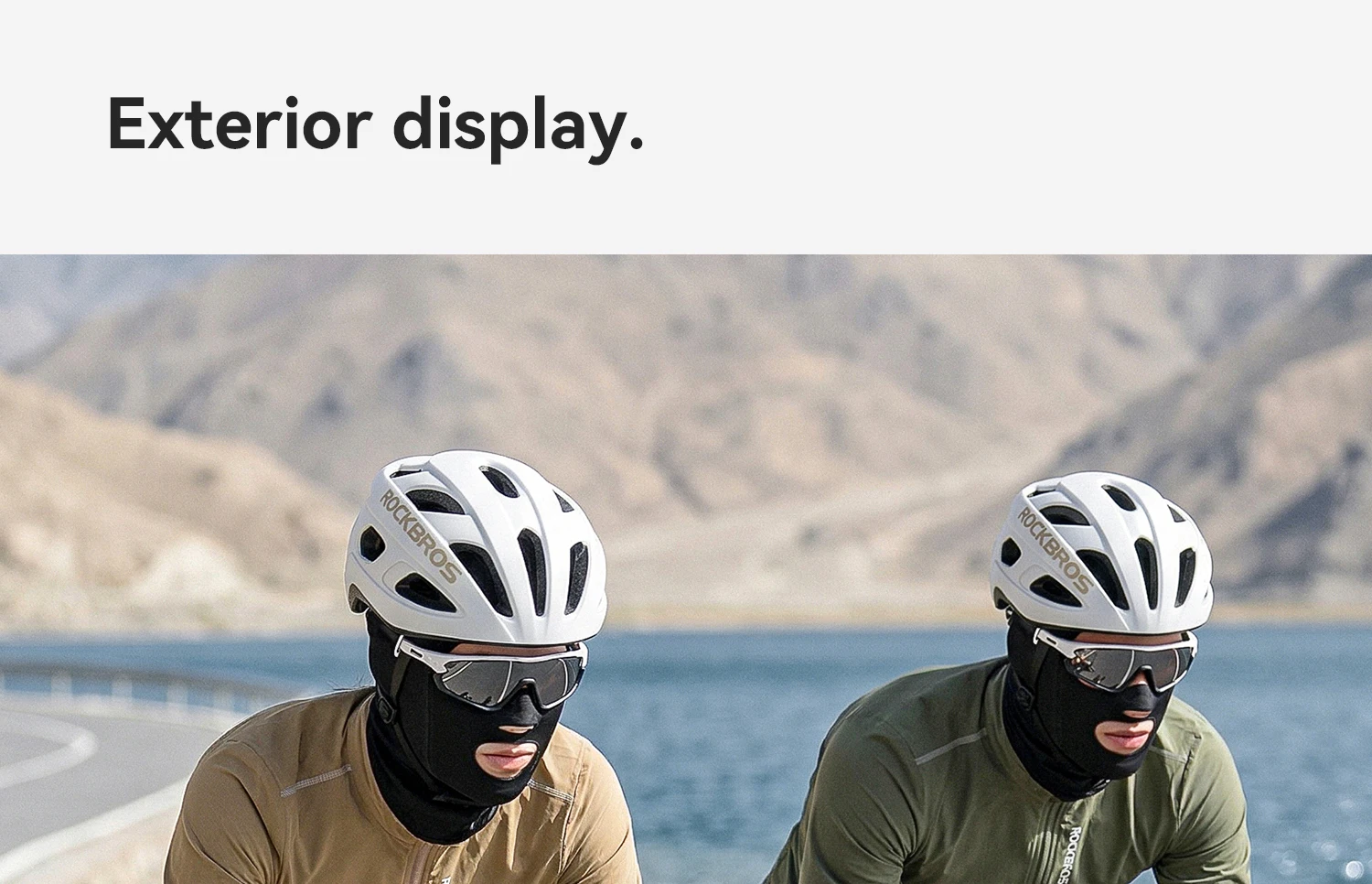 ROCKBROS Herren Eisseide Sonnenschutz Fahrrad-Vollgesichtsmaske Sommer Outdoor Winddichte Fahrrad-Motorradhelm-Kappe Hut Maske – Detail 19