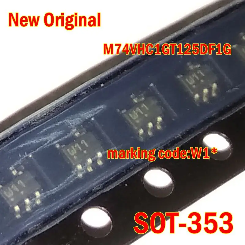 10Pcs to 500Pcs New Original M74Vhc1Gt125Df1G Sot-353 Marking Code:W1* Noninverting 3-State Buffer