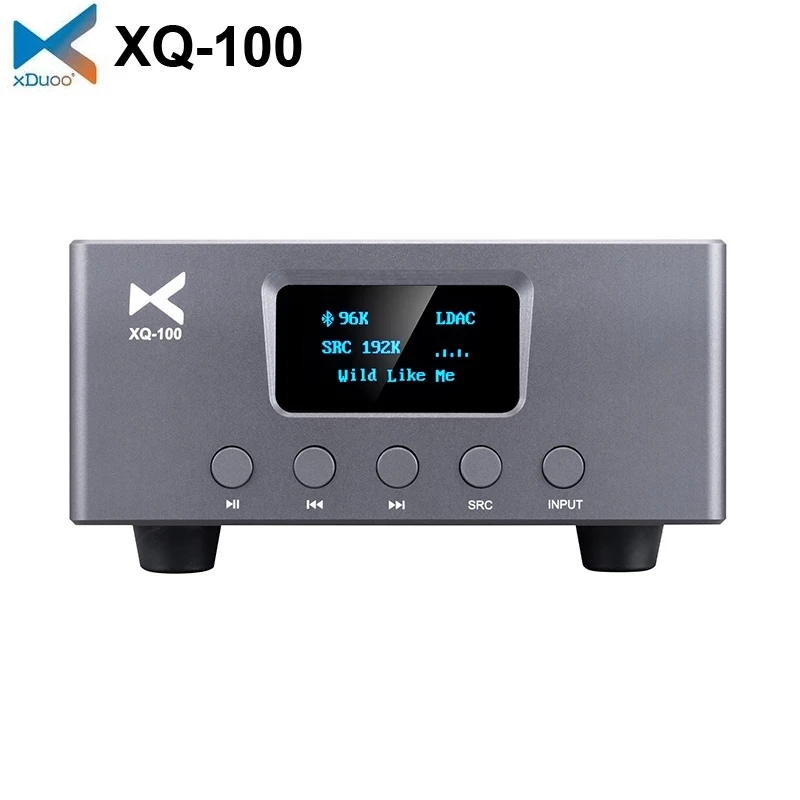 

XDUOO XQ-100 XQ100 HIFI DAC Wireless Bluetooth 5.0 Receiver Dual ES9038Q2M SRC Upconversion Decoder Receiver LDAC