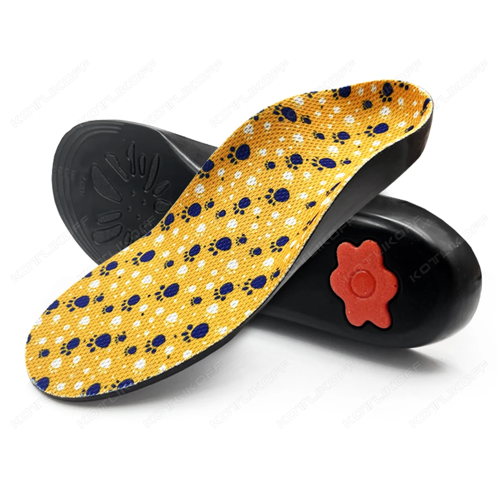 Picture 4: Kids Flatfoot Orthopedic Sport Insoles for Shoes Children Orthotics Insoles Flat Feet O/X Leg Correction Arch Support Shoe Pad