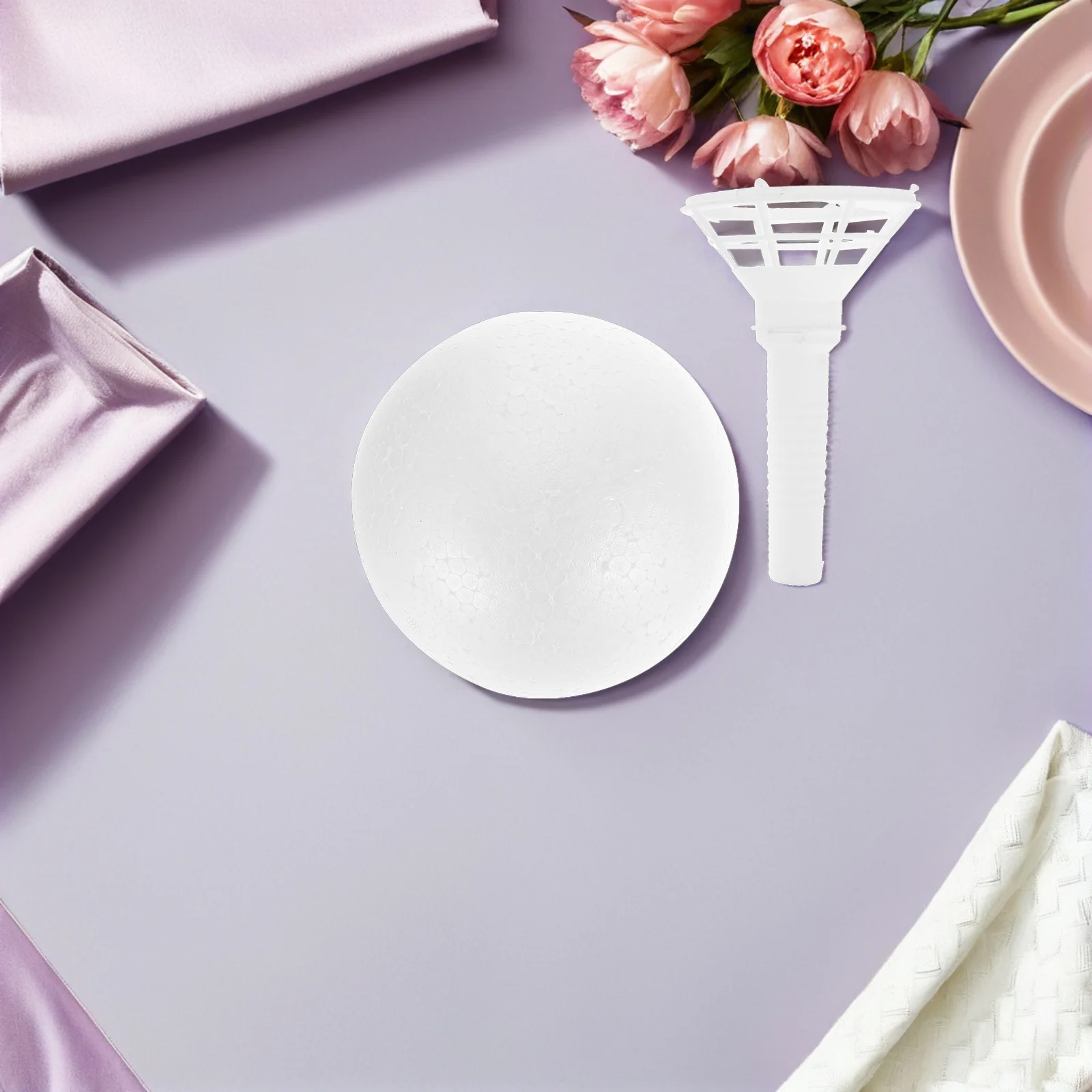 1 مجموعة حامل باقة الأزهار الزفاف زهرة مقبض قوي ارتداء مقاومة سهلة التخزين DIY بها بنفسك باقة الزهور المحمولة