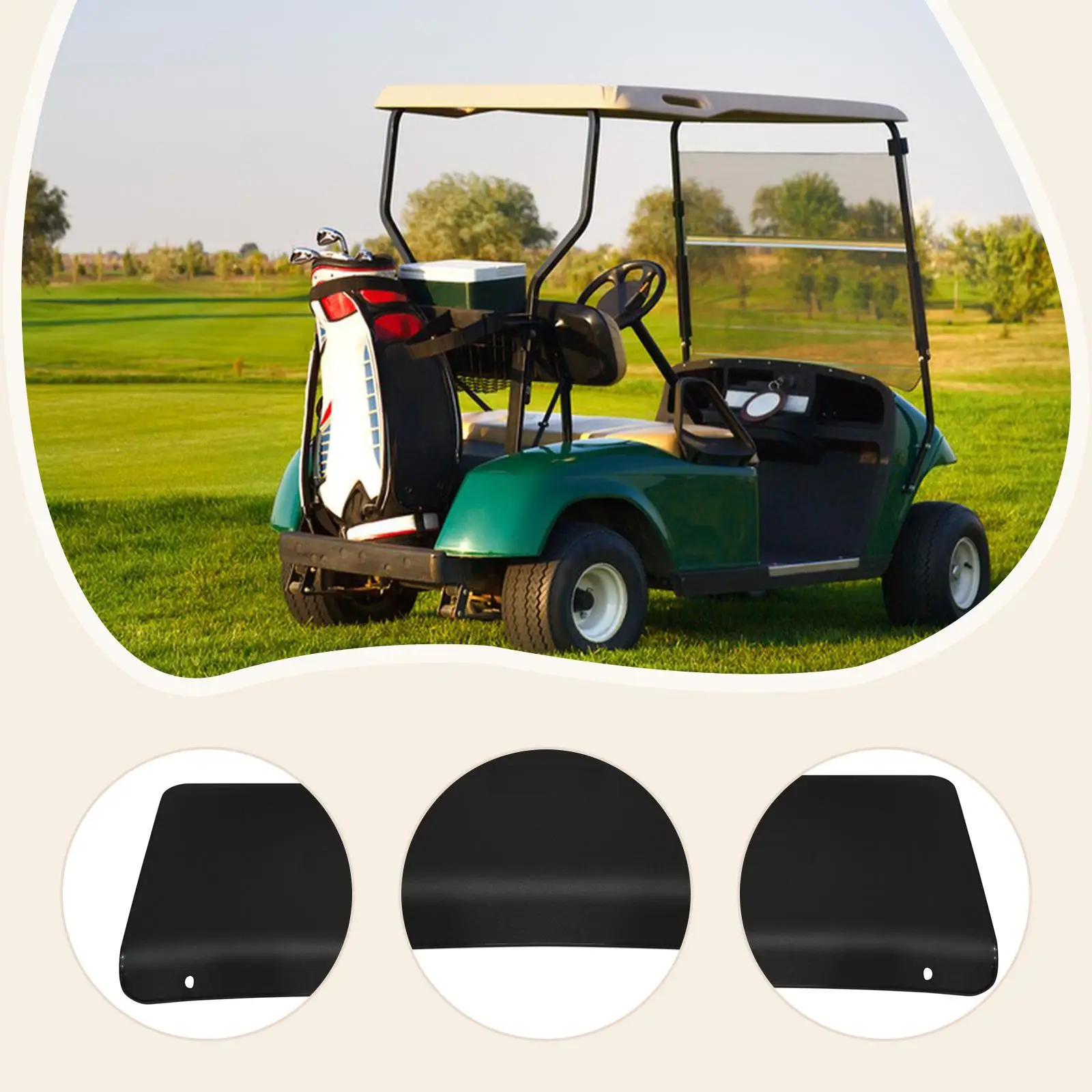 

Golf Club Cars Cover Golf Cart Electric Parts Replacement 1015829-02 for 1993-2002 Universal Easy Installation Replace