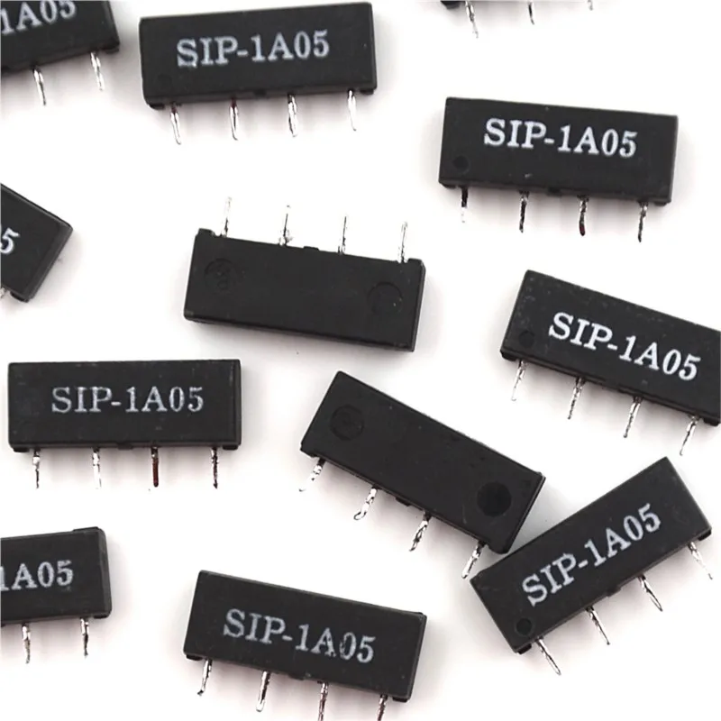Relé 20PCS 5V SIP-1A05 Reed Switch Relé Para PAN CHANG Relé 4PIN