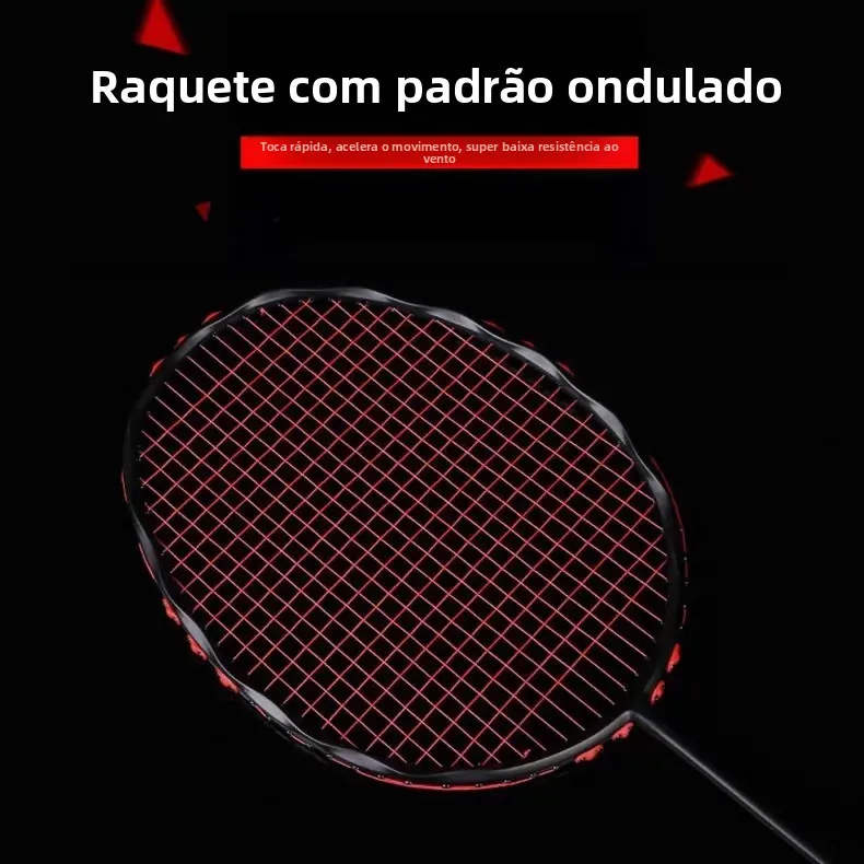 kailite-badminton-racket-all-carbon-fiber-women's-style-training-shuttlecock-4u-twist-attack-defense-lightweight-training-racket