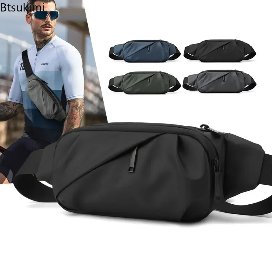 Men Waist Packs Belt Bag Outdoor Casual Running Waterproof Multi-purpose Bags Travel Fashion Male Sling Chest Bum Hip Fanny Bags