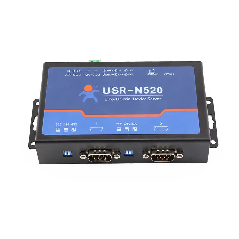 USR-N520 Serial RS232/RS485/RS422 to Ethernet Server Modbus RTU to Modbus TCP