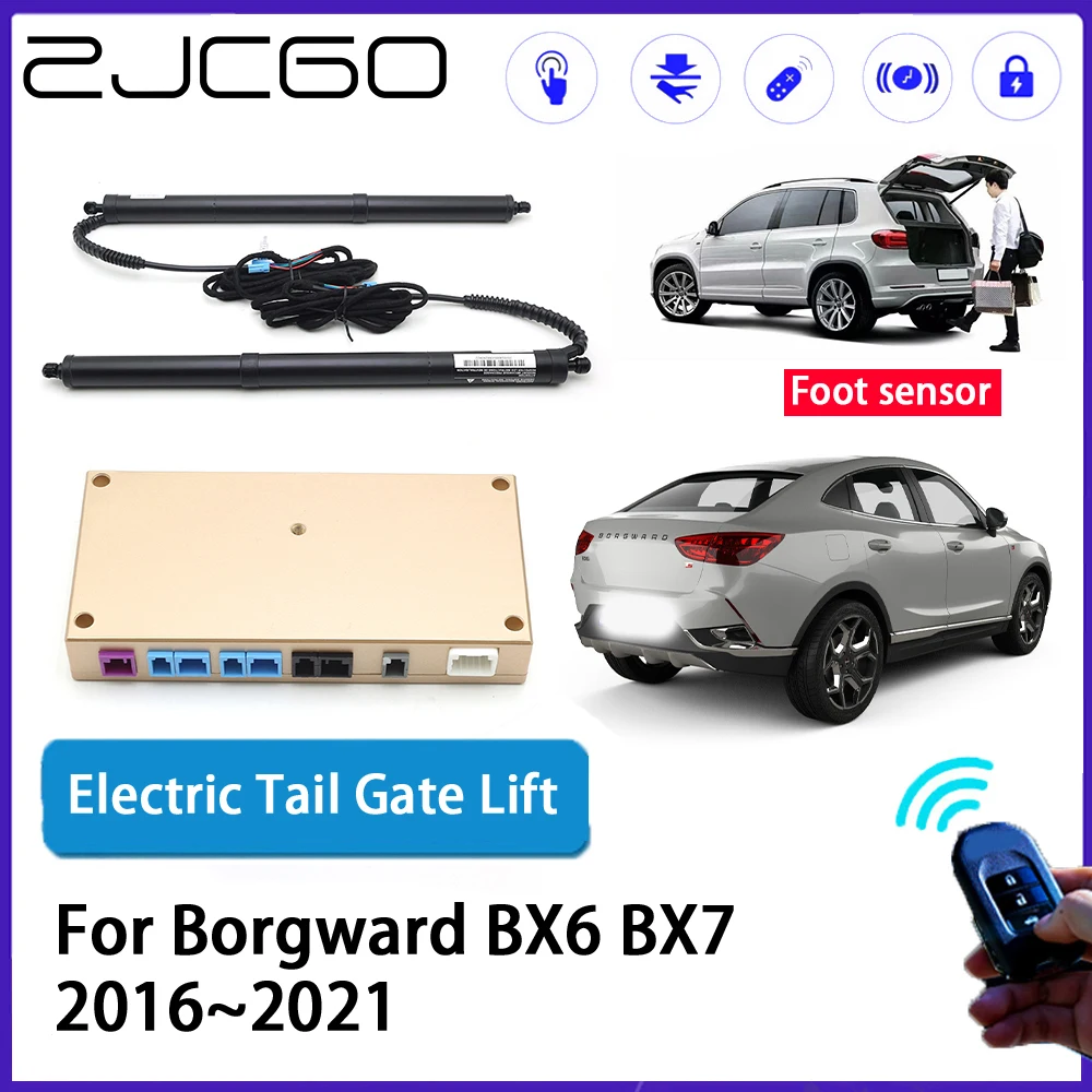 

ZJCGO Car Auto Trunk intelligent Electric Tail Gate Lift Automatic Tailgate Opener for Borgward BX6 BX7 2016~2021