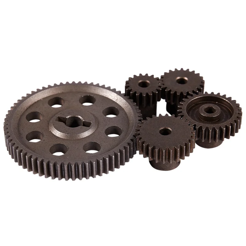 

YSUN-5X Diff Differential Main Metal Spur Gear 64T 17T 21T 26T 29T Motor Gear RC Car Part For HSP 1/10 RC Car Truck 94111