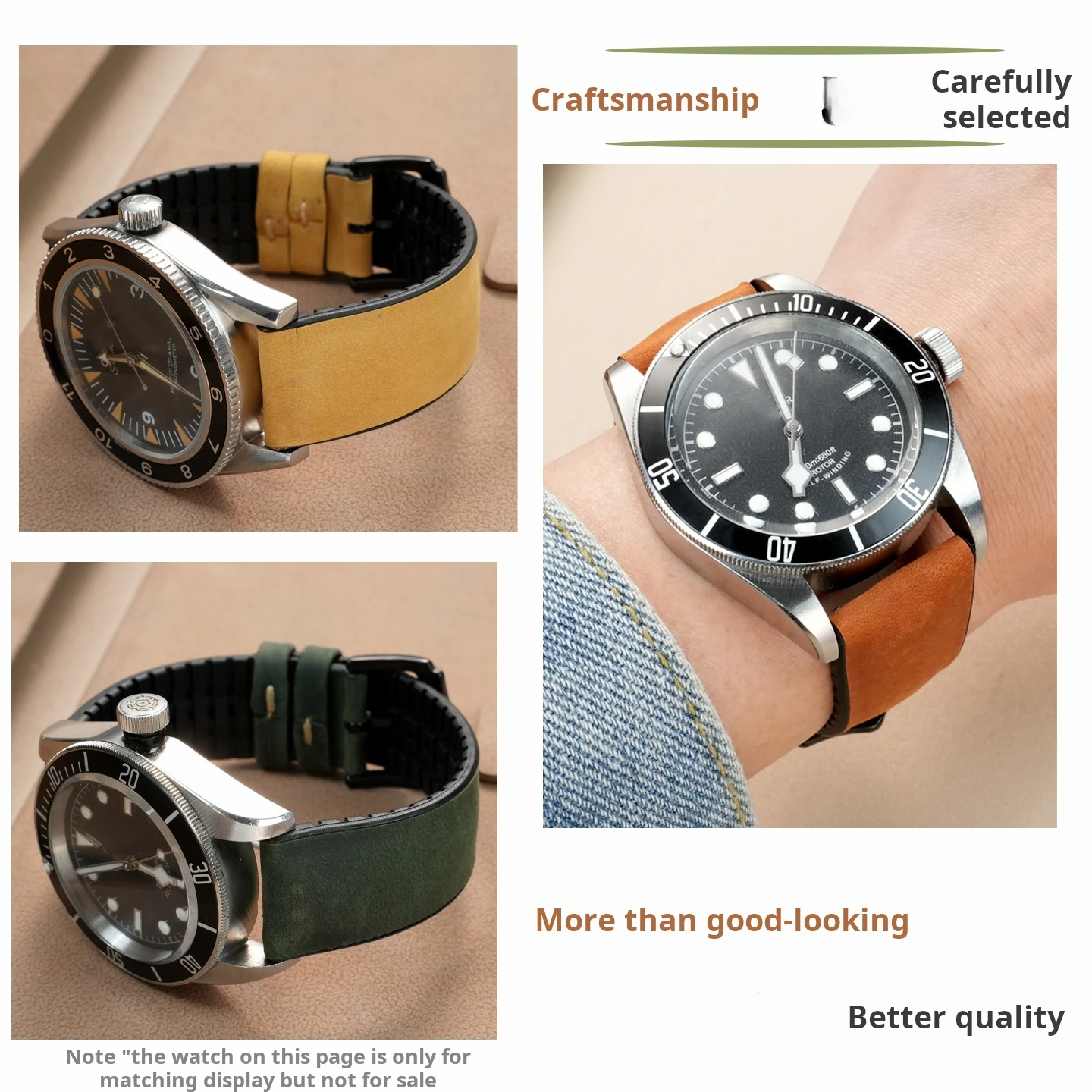 20 мм 22 мм быстросъемный кожаный силиконовый ремешок для часов Tudor Rolex Omega seiko Longines Tissot Huawei ретро ремешок для часов