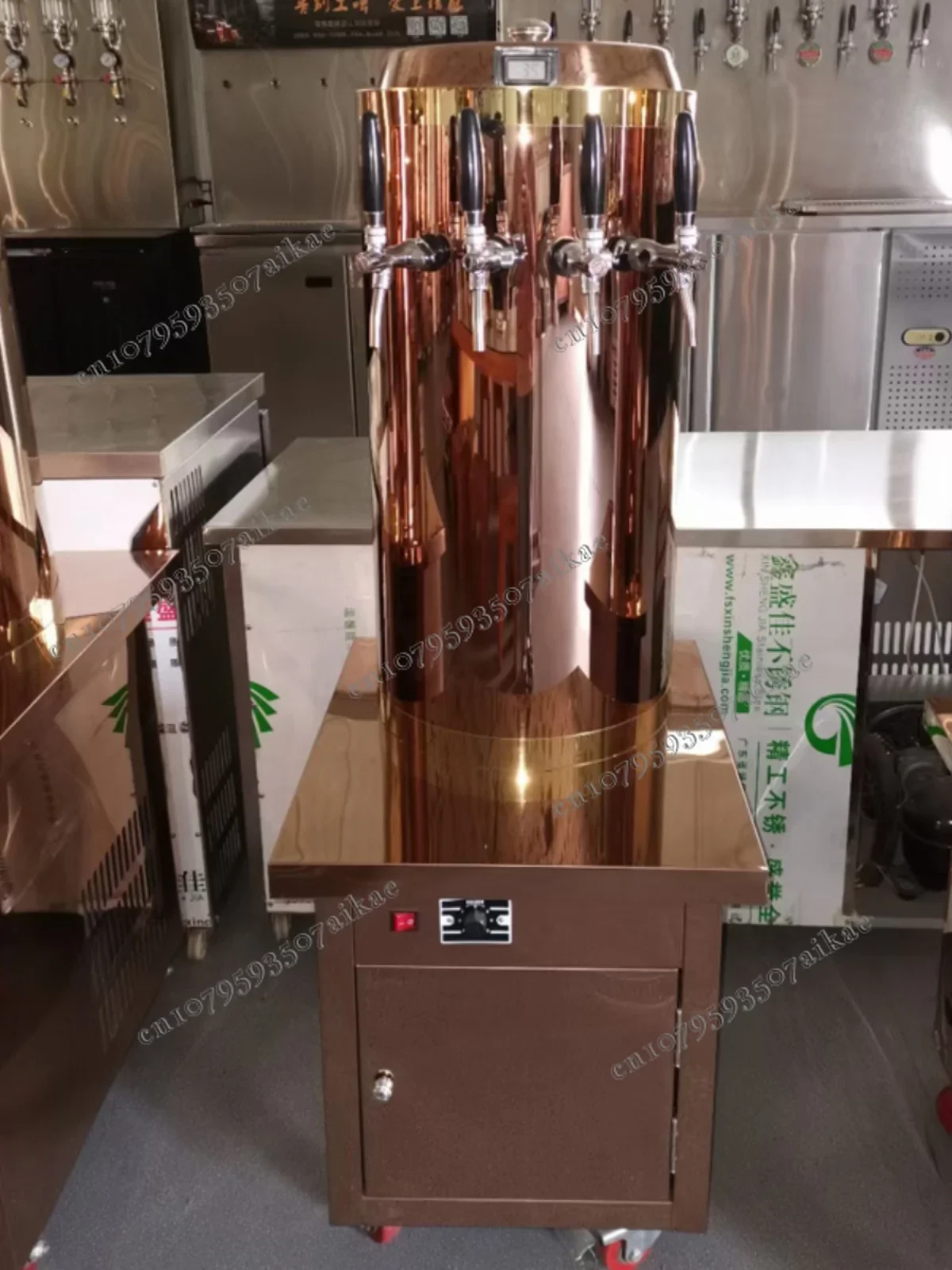 New single can rose gold mini water-cooled draft beer machine