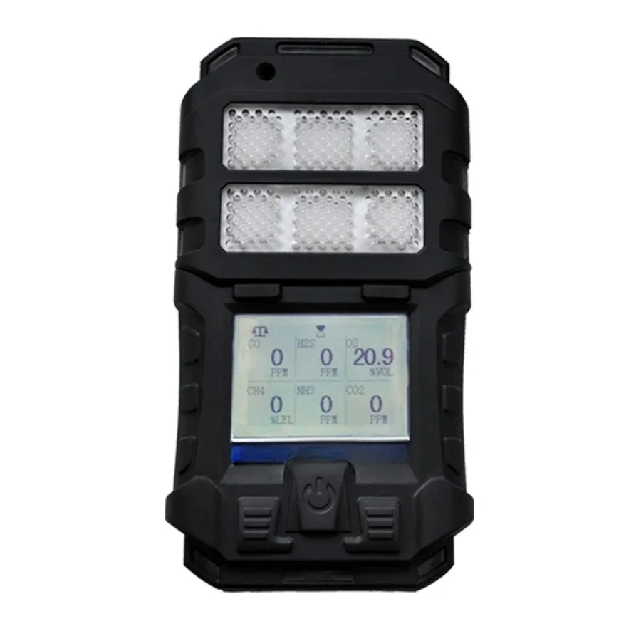Portable explosion-proof six-in-one toxic and harmful gas alarm detector multi-gas
