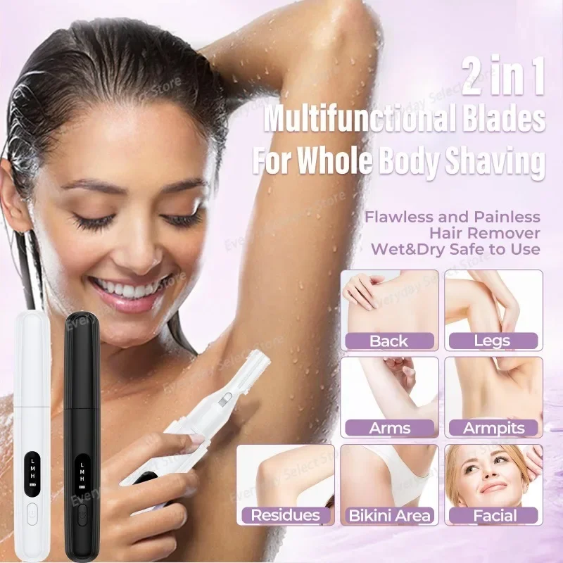 Electric Shaver Ladies Charging Mini Private Parts Eyebrow Trimmer Shaving Meter Eyebrow Scraper Beginner Tool
