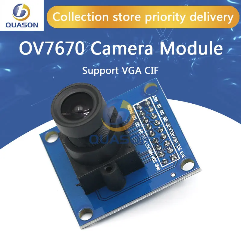 OV7670 camera module OV7670 moduleSupports VGA CIF auto exposure control display active size 640X480 For Arduin