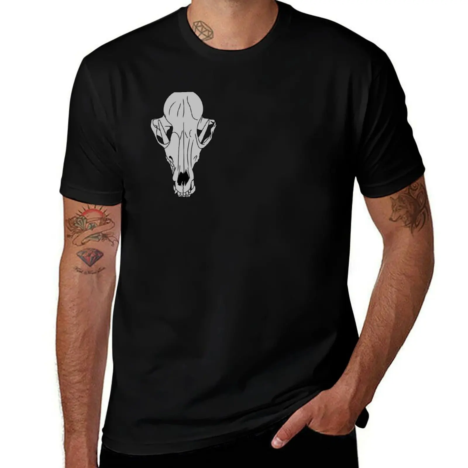 Fox Skull 2 T-Shirt cotton t shirt pack T-Shirt