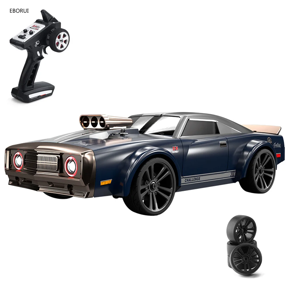 

JJRC Q142 RC Drift Car 1:16 2.4G 4WD 35km/h High Speed RC Car Retro Vehicles Muscle Car IPX4 Waterproof Gift Toys RTR for Kids