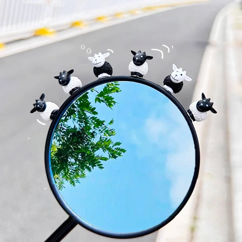

Cute Little Sheep Electric Car Decoration Small Accessories Car Center Console Decoration Rear View Mirror Decoration