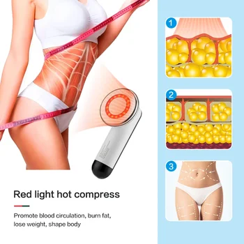 HIFU Body Massager Radio Frequency Fat Burner Slimming Shaping Device Infrared Anti Cellulite Weight Loss Body Skin Care Tool