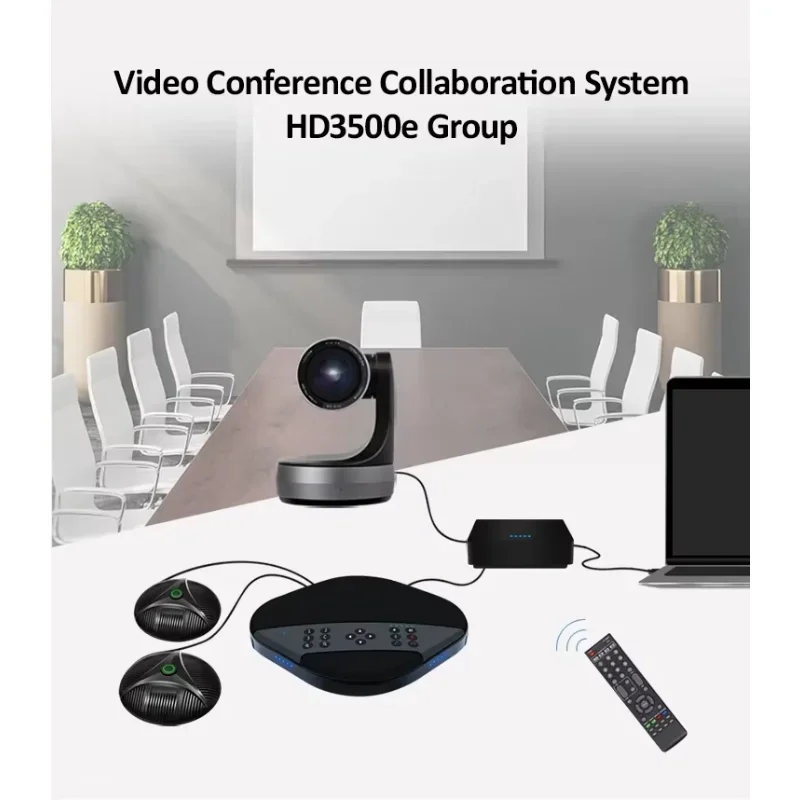 2026 2025Video Conferencing Supplier Video Conference Collaboration System HD3500e Group 12X HD 1080P USB plug and play with