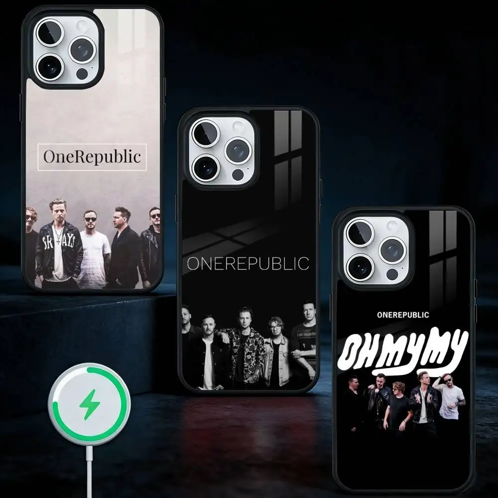 

Band O-OneRepublic Phone Case For iPhone17,16,15,14,13 Plus,Pro Max Magnetic For Magsafe Wireless Charging