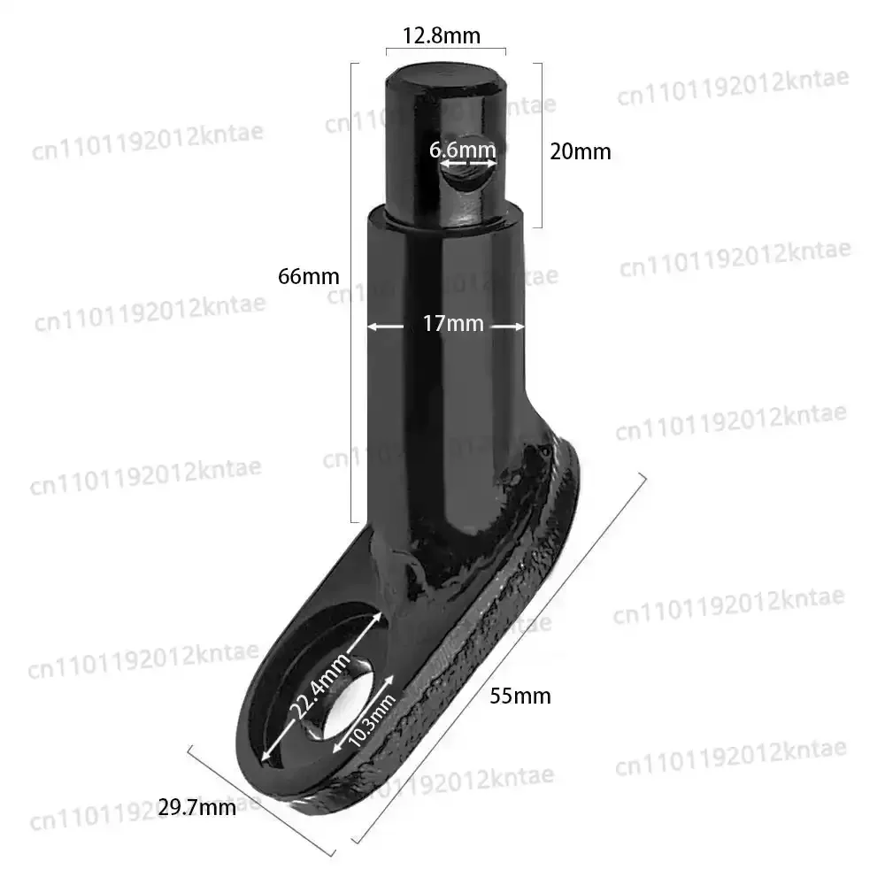 Black Bike Trailer Hitch Connector, Cycling Adapter Kit
