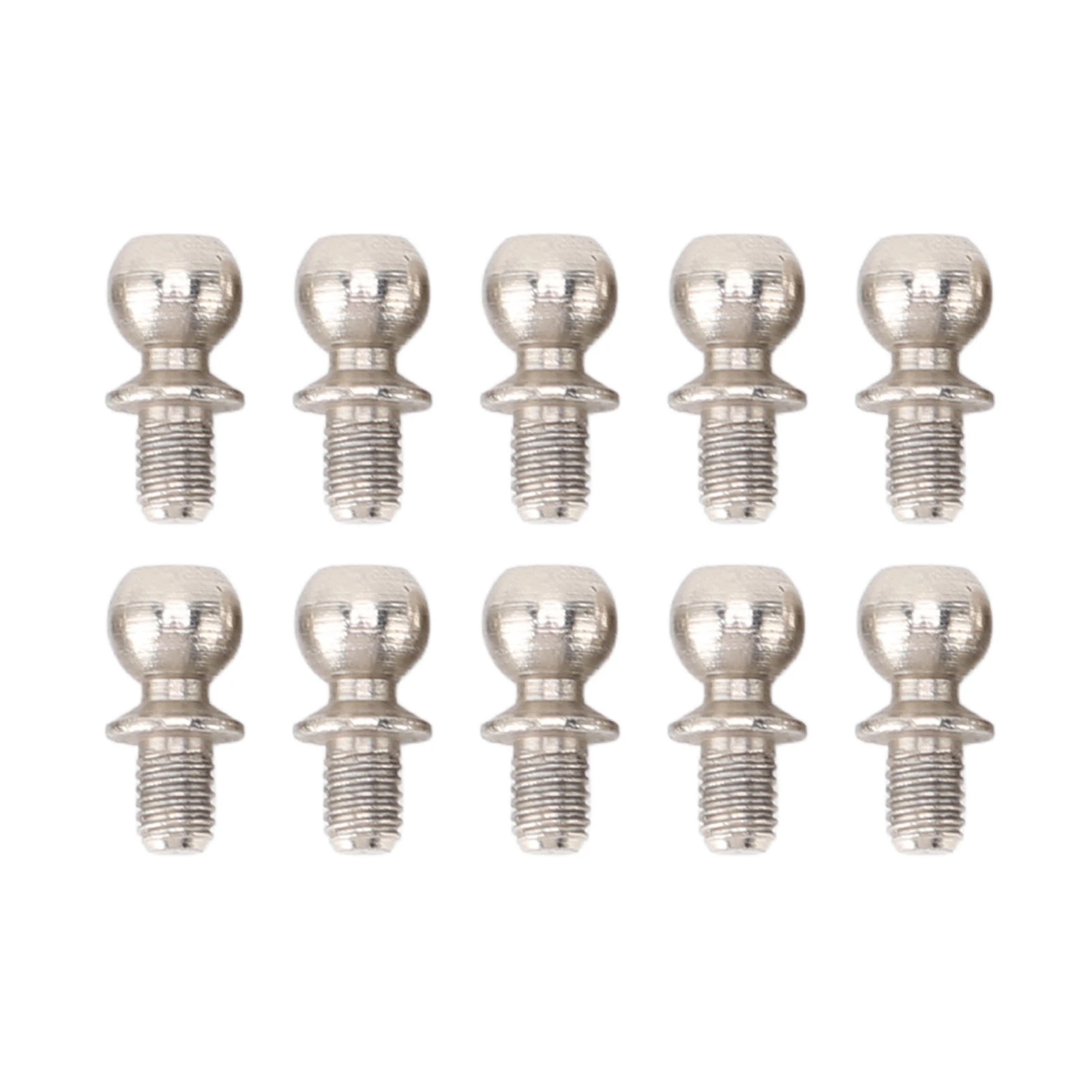 10pcs Ball Head Screw Replacement Ball Head Screw Fastener for WLtoys 144001 144002 144010 124010 124008 124007 RC Car