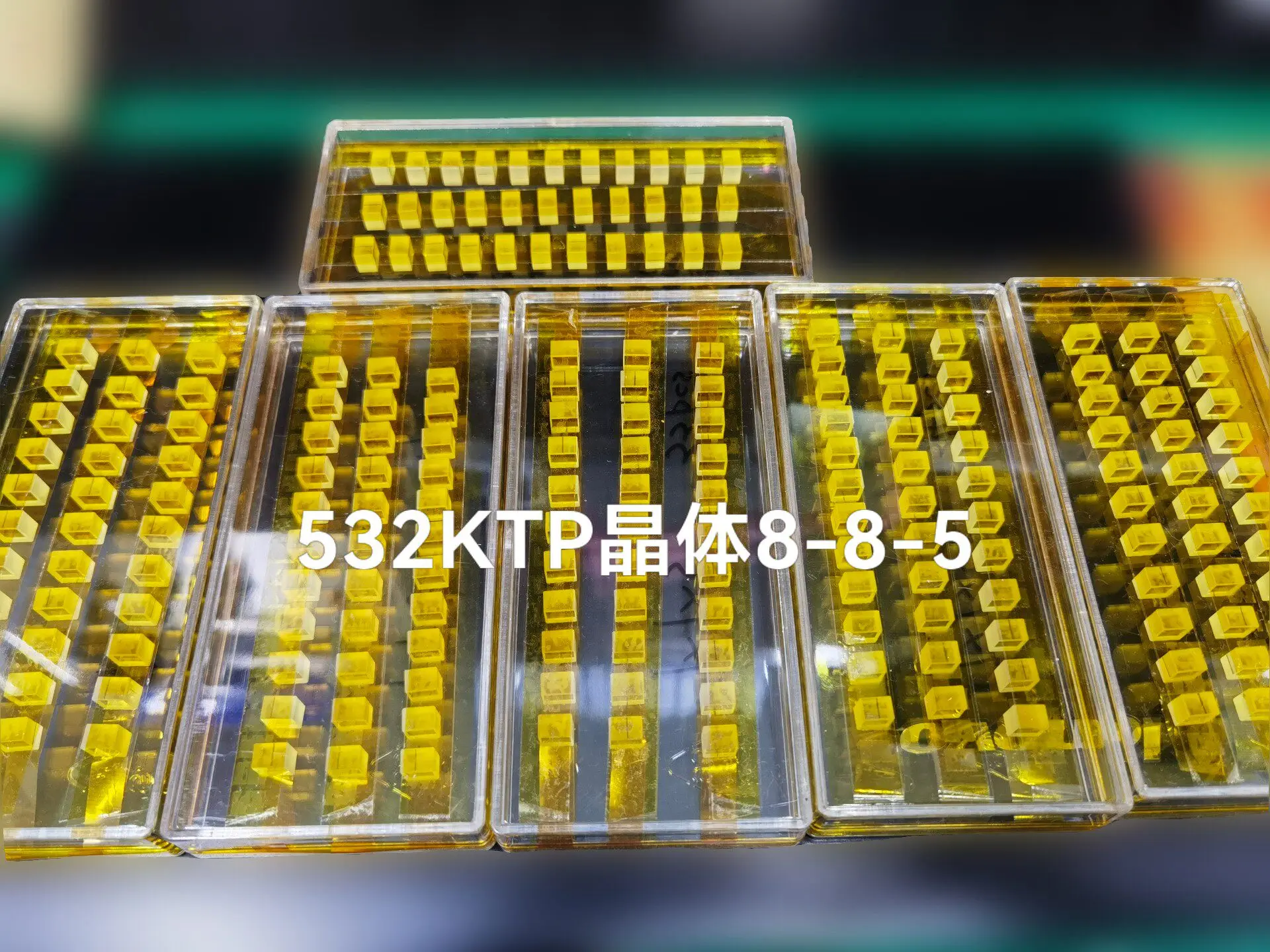 532 KTP crystal, frequency-doubled series laser crystal, size 8-8-5