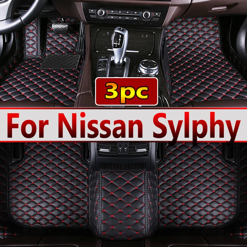 Car Floor Mats For Nissan Sylphy 2019 2018 2017 2016 2015 2014 2013 2012 2011 2010 2009 2008 2007 2006 Sentra B17 Accessories