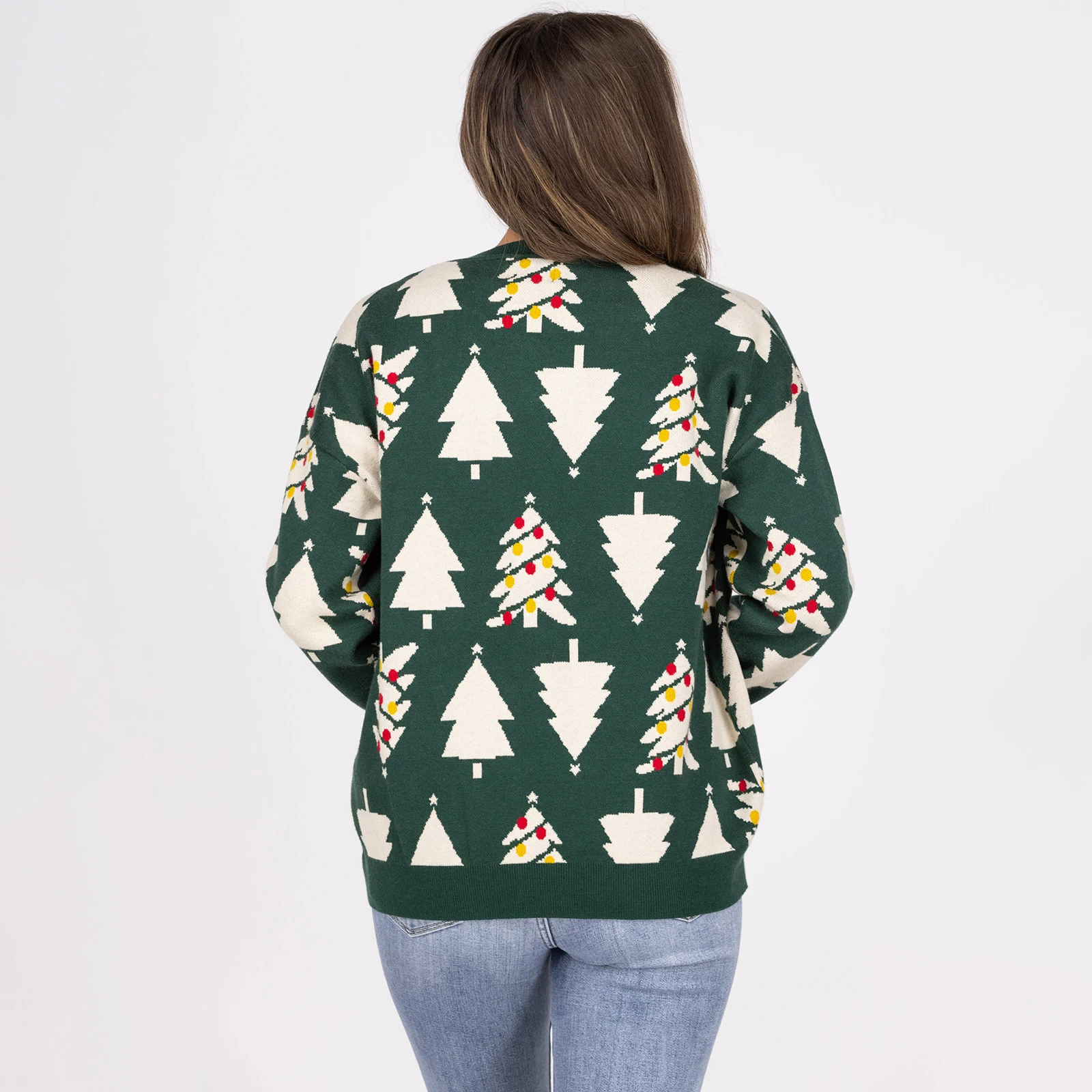 

Dourbesty Christmas Women O Neck Long Sleeve Sweater Print High Quality Knit Pullovers Autumn Winter Female Knitwear Harajuku