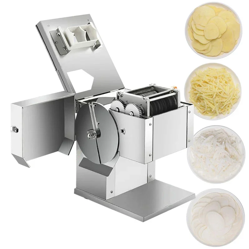 

850W Desktop Meat Slicer Commercial Household Automatic Slicing Shredded Melon Fruit Electric Meat Cutter Machine