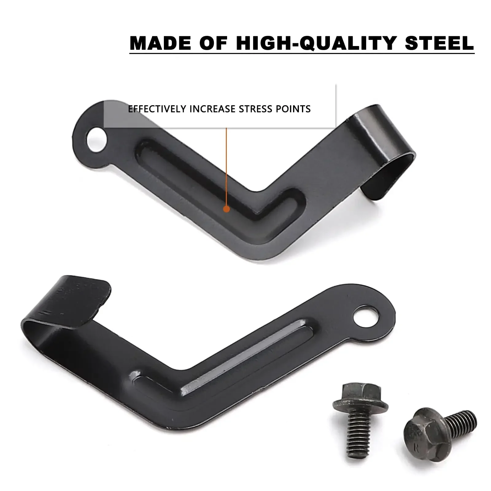 Motorcycle Oil Line Fixing Bracket in Iron Material Fit for Motorcycle Scooter Disc Brake Oil Line Fixation,Pack of 2