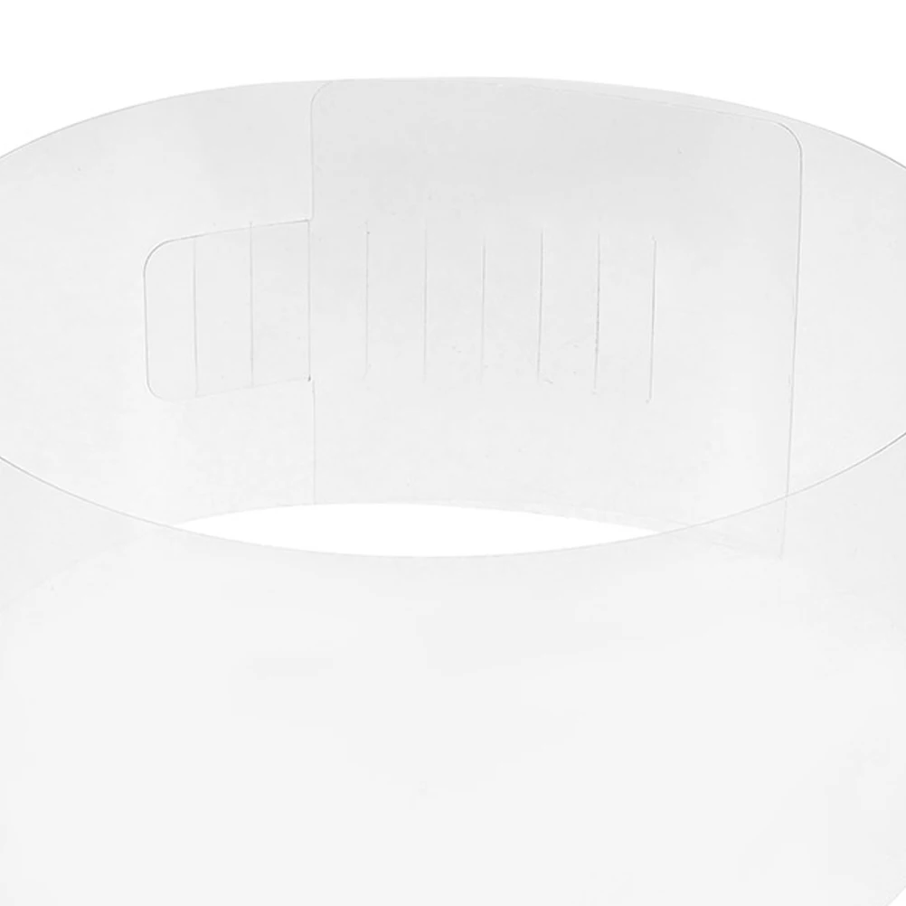 6PCS Conical Basin Hat Inner Support Transparent Plastic Adjustable Buckle Longlasting Display Stand Baseball Cap Shaper