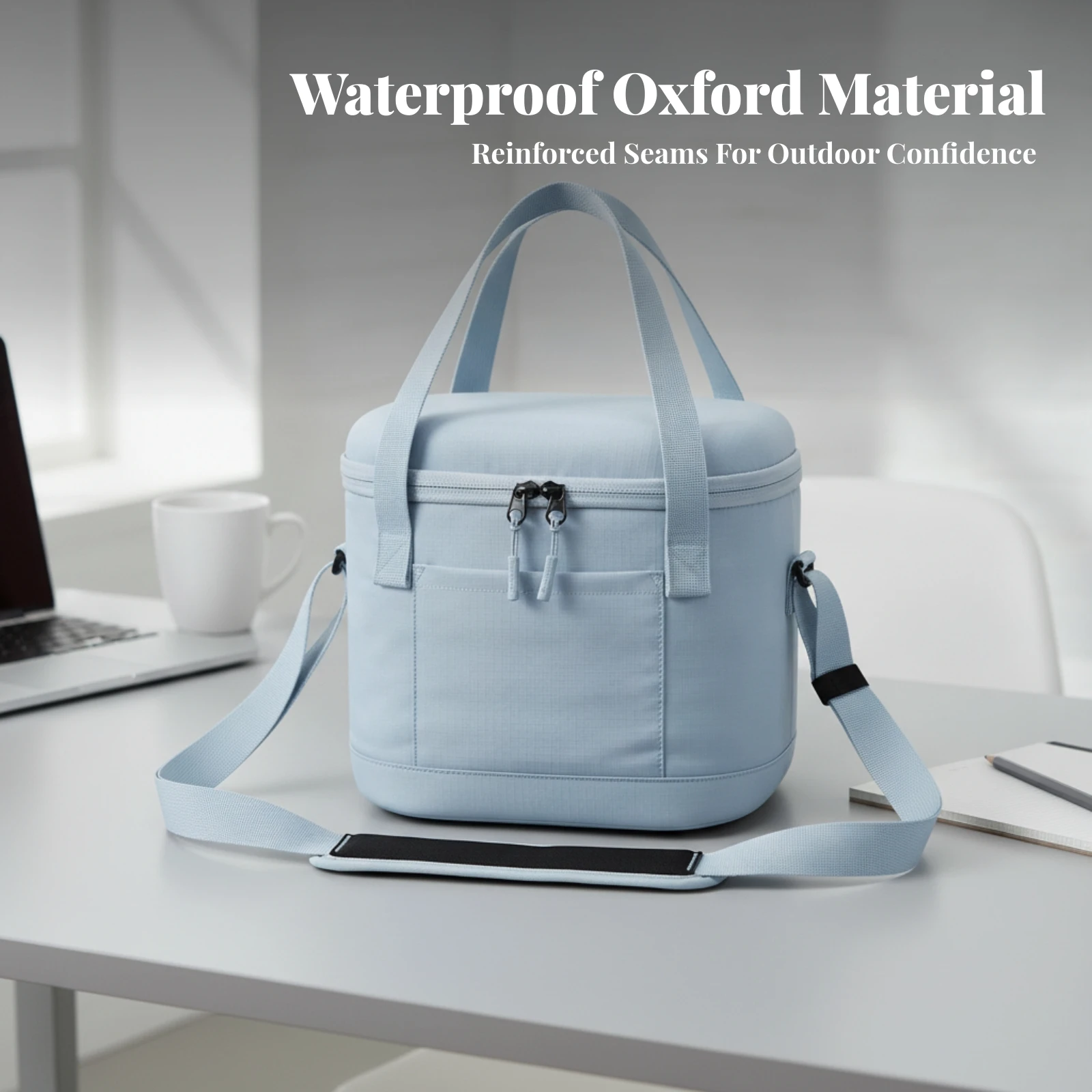 Insulated Cooler Bag Water Resistant Cooler Bag with Shoulder Strap Lunch Tote with Shoulder Strap Reusable for Picnics