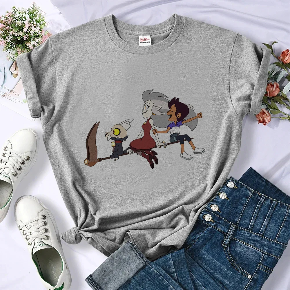 the Owl House t-shirt femme summer emo gothic 2000s t shirt clearance sales alternative  Psychedelic manga summer