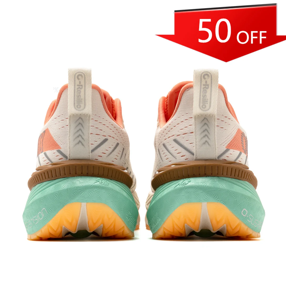 

ONEMIX Stylish Lightweight Running Shoes with Elevated Cushioned Sole for Enhanced Comfort And Impact Absorption