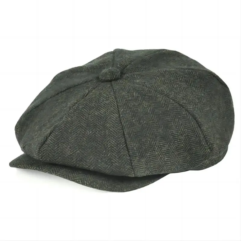 Newsboy Hat Bloody Gangster Octagon Hat Retro Hat Instagram Hat Peaky Razor Blade Man