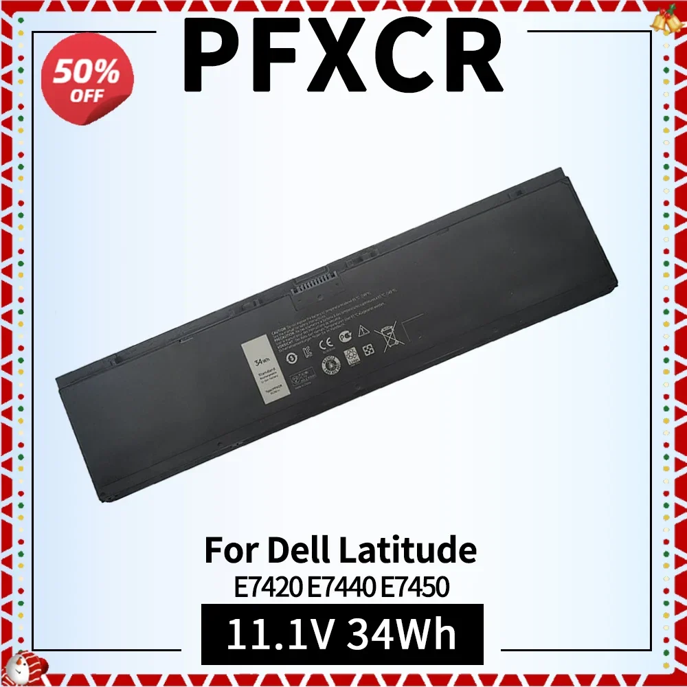 

PFXCR Laptop Battery Replacement for Dell Latitude E7420 E7440 E7450 Ultrabook 7000 Series F38HT G0G2M T19VW 3RNFD V8XN3 34GKR