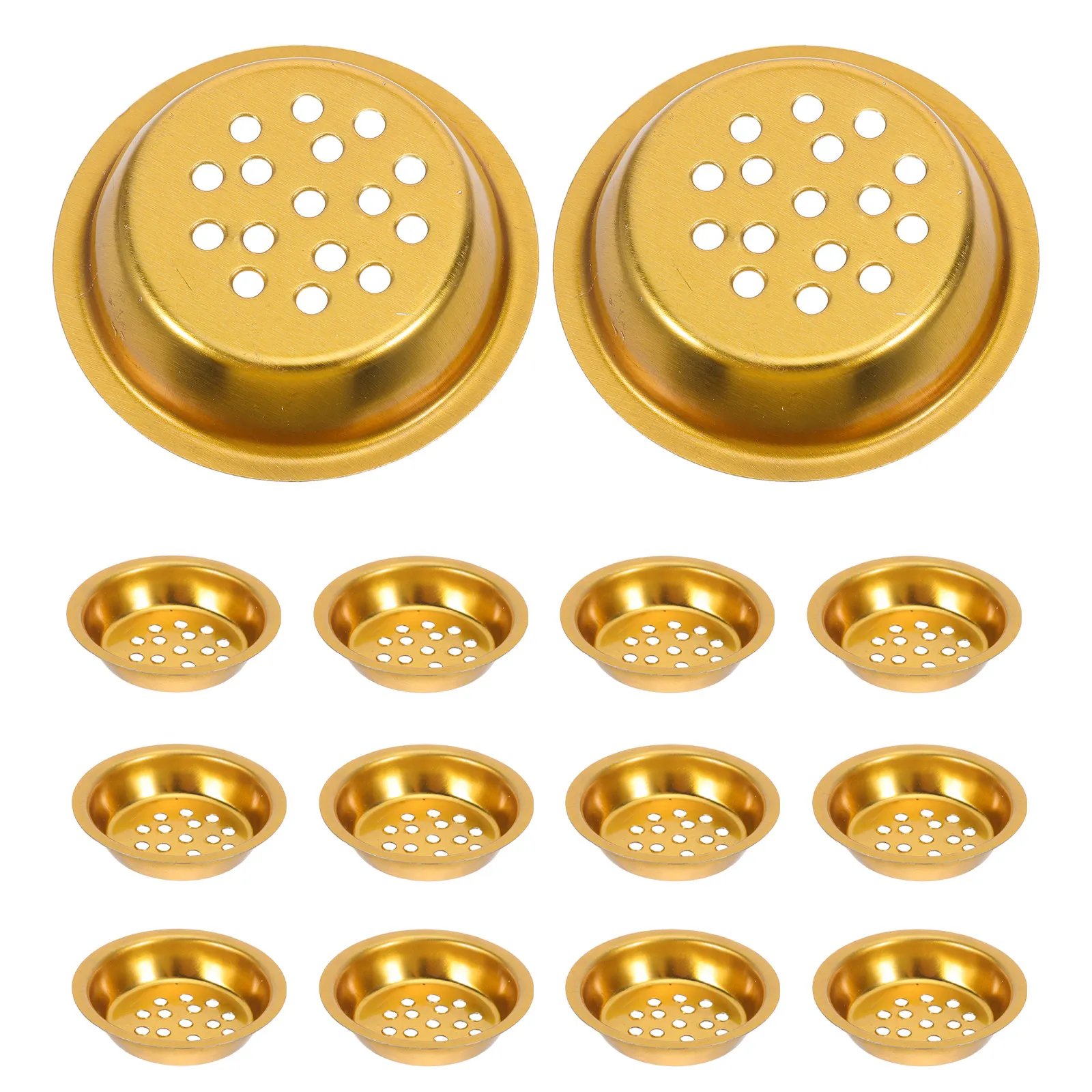 20Pcs Incense Burner Insert Decorative Iron Mesh Ash Catcher Tray Middle Eastern Style 4.7cm Ramadan Mubarak Eid Burner