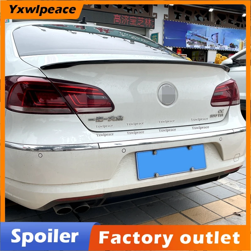 

For Volkswagen VW Passat CC 2009-2016 High Quality ABS Plastic Unpainted Color Rear Trunk Lip Wing Spoiler Car Accessories