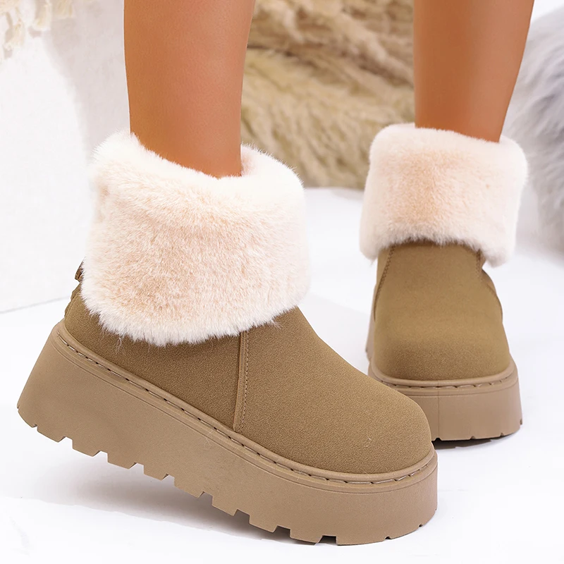 Faux Fur Lined Snow… - image