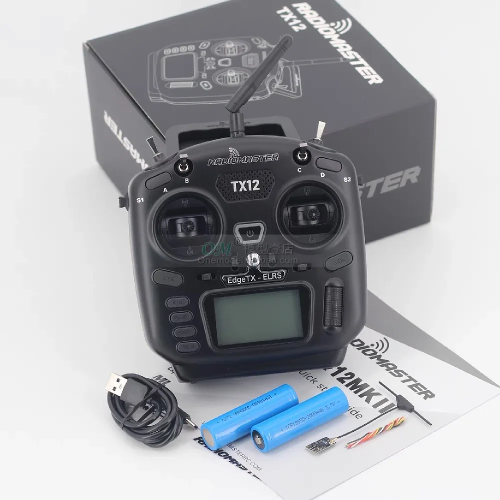 For RadioMaster TX12 MKII 16 Channel Remote Control Transmitter Hall Gimbal Support OPENTX EDGETX CC2500 for FPV Drones