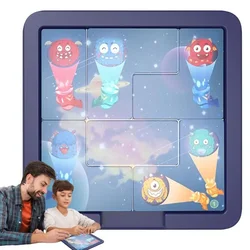 Rompecabezas atrapasueños de monstruos para niños y adultos, juego de mesa interactivo para padres e hijos, juguetes de Halloween, nuevo